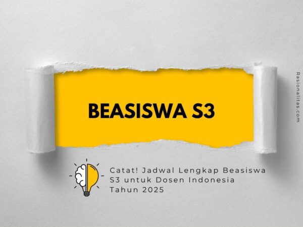 Catat! Jadwal Lengkap Beasiswa S3 untuk Dosen Indonesia Tahun 2025