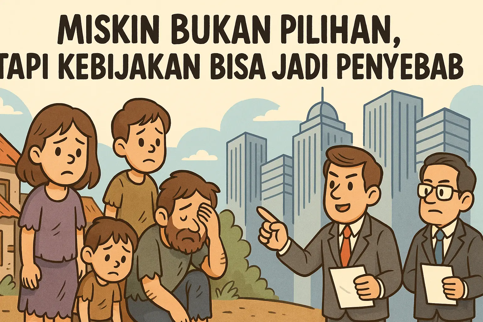 Miskin Bukan Pilihan, Tapi Kebijakan Bisa Jadi Penyebab